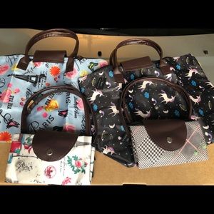 Small water proof tote top zipper and snap bottom